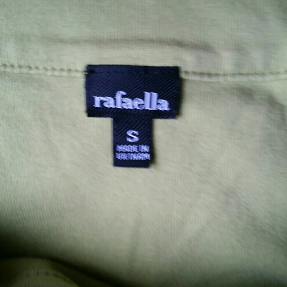 Rafaella soft green, long sleeve top, size S - Picture 2 of 4